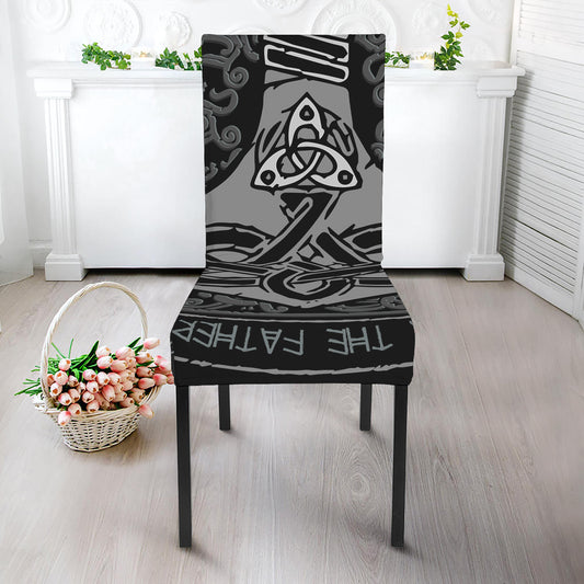 Mjolnir Hammer Of Thor Print Dining Chair Slipcover