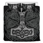 Mjolnir Hammer Of Thor Print Duvet Cover Bedding Set