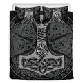 Mjolnir Hammer Of Thor Print Duvet Cover Bedding Set