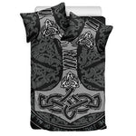 Mjolnir Hammer Of Thor Print Duvet Cover Bedding Set