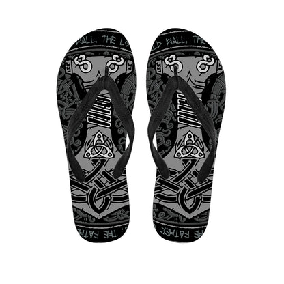 Mjolnir Hammer Of Thor Print Flip Flops