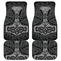 Mjolnir Hammer Of Thor Print Front and Back Car Floor Mats