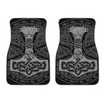 Mjolnir Hammer Of Thor Print Front Car Floor Mats