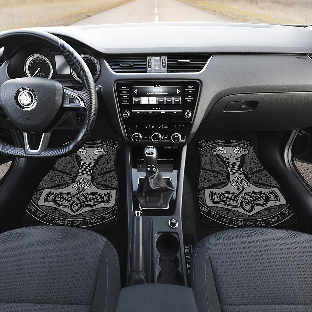 Mjolnir Hammer Of Thor Print Front Car Floor Mats