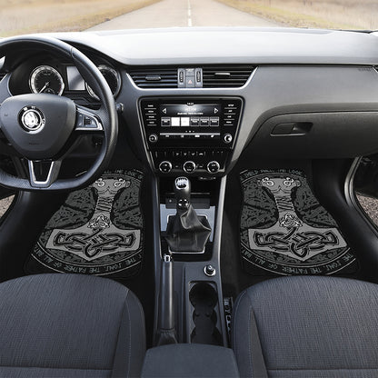 Mjolnir Hammer Of Thor Print Front Car Floor Mats