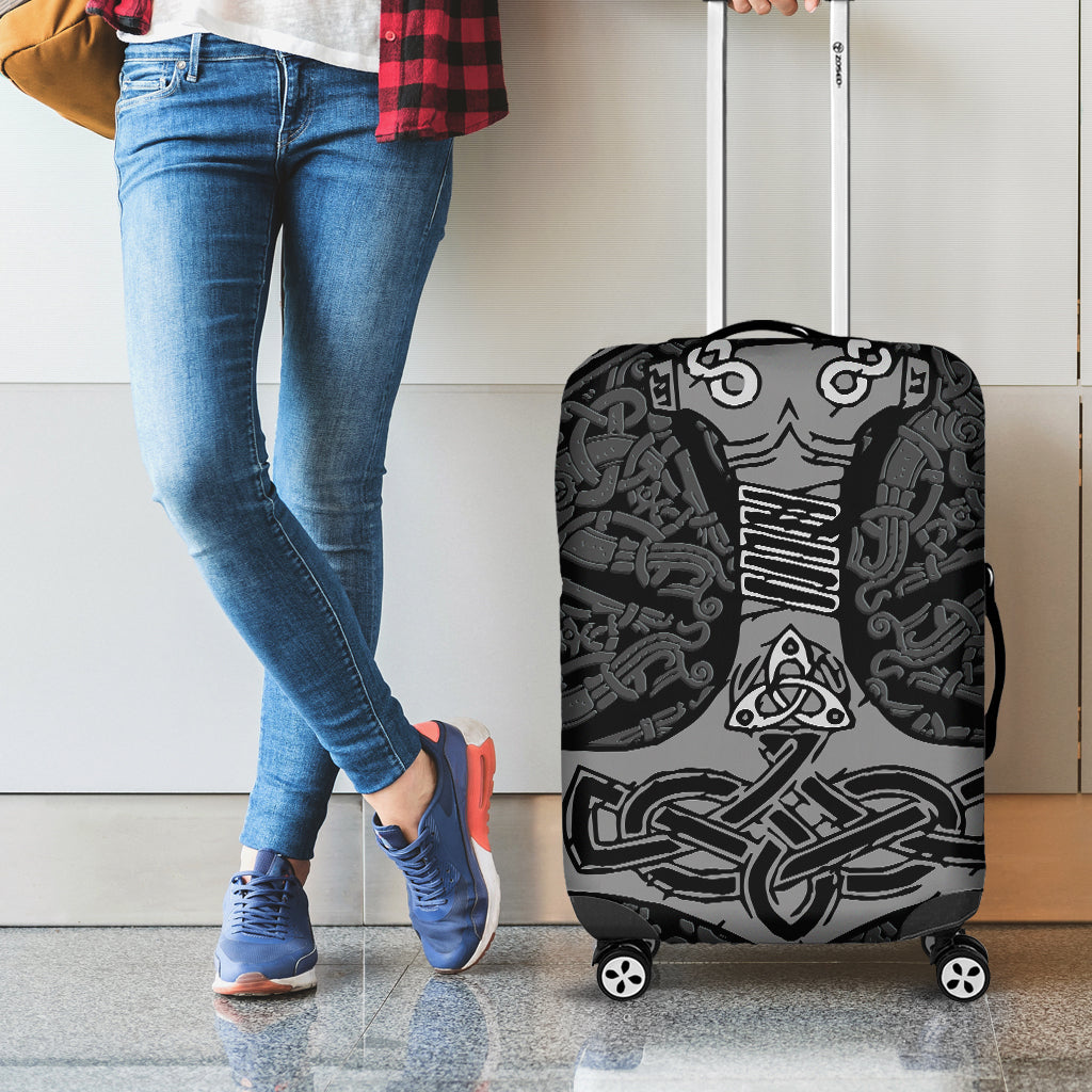 Mjolnir Hammer Of Thor Print Luggage Cover