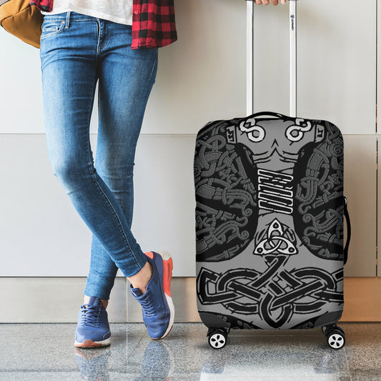 Mjolnir Hammer Of Thor Print Luggage Cover