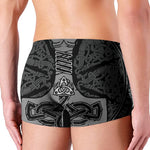 Mjolnir Hammer Of Thor Print Men's Boxer Briefs
