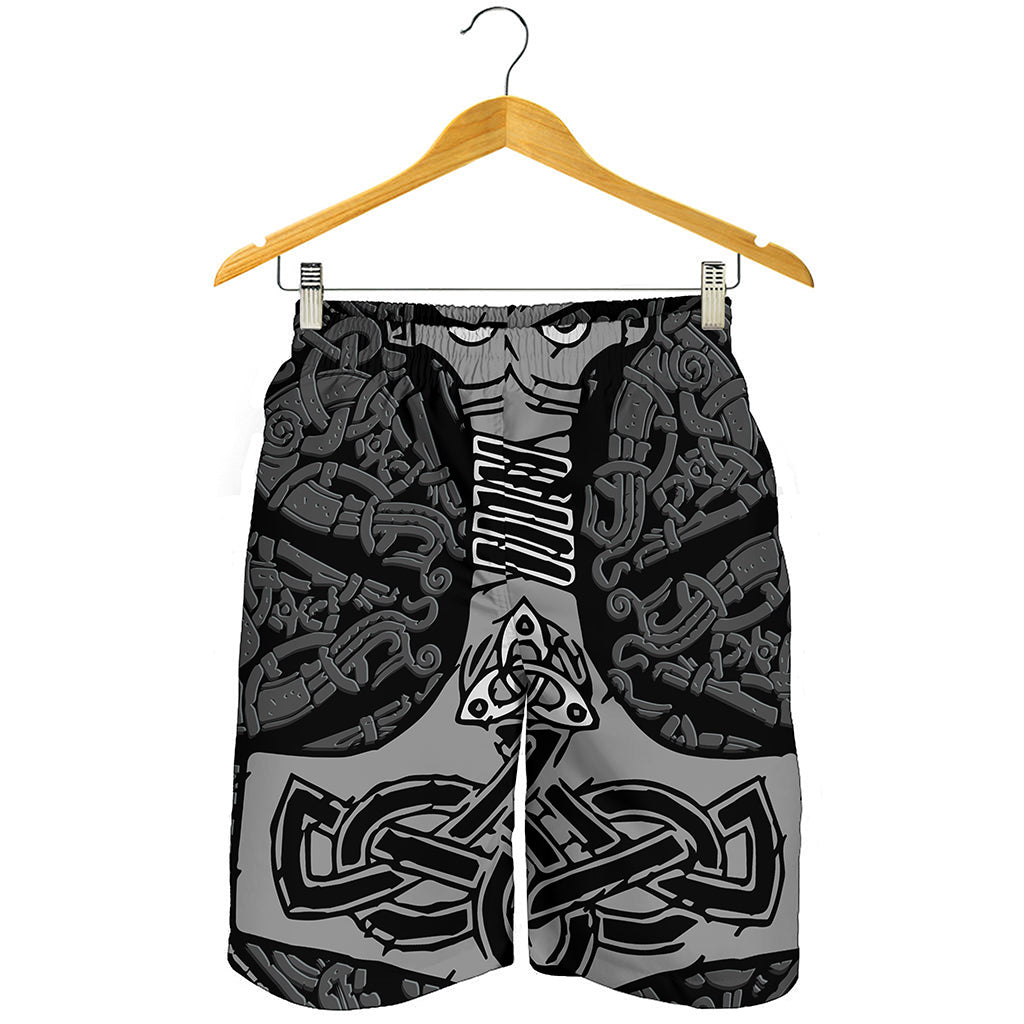 Mjolnir Hammer Of Thor Print Men's Shorts