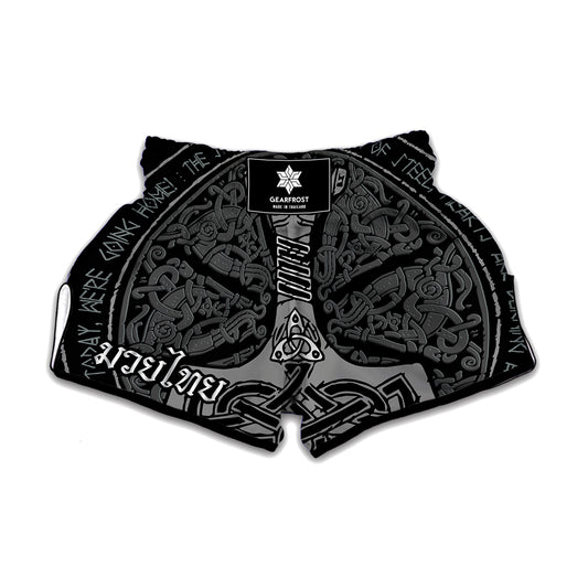 Mjolnir Hammer Of Thor Print Muay Thai Boxing Shorts