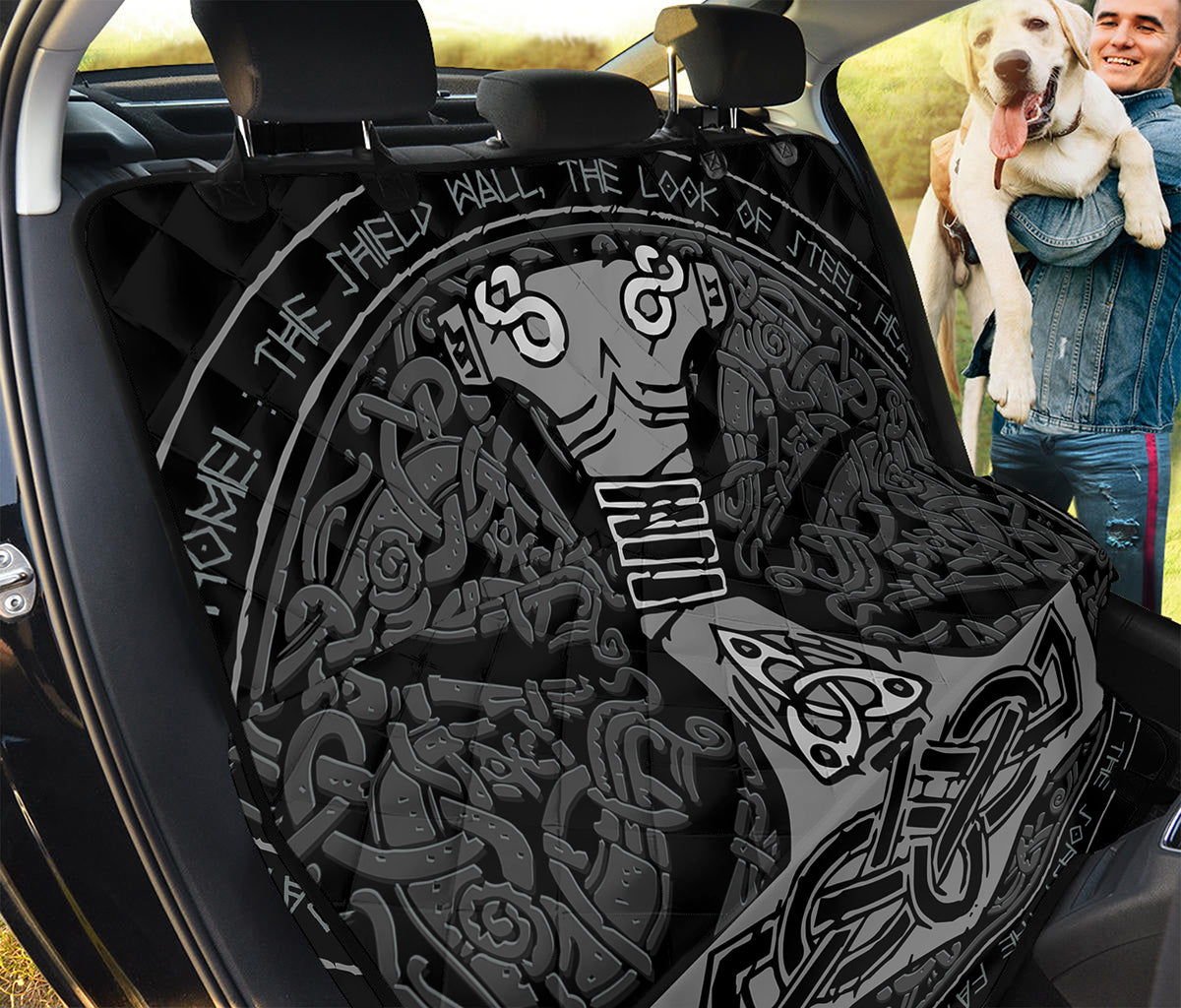 Mjolnir Hammer Of Thor Print Pet Car Back Seat Cover