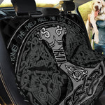 Mjolnir Hammer Of Thor Print Pet Car Back Seat Cover