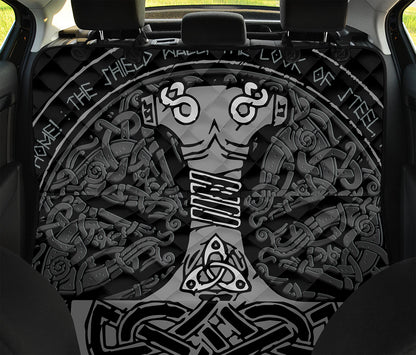 Mjolnir Hammer Of Thor Print Pet Car Back Seat Cover