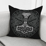 Mjolnir Hammer Of Thor Print Pillow Cover
