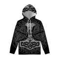 Mjolnir Hammer Of Thor Print Pullover Hoodie