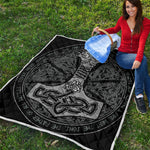 Mjolnir Hammer Of Thor Print Quilt