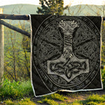 Mjolnir Hammer Of Thor Print Quilt