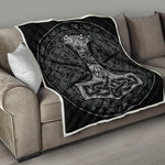 Mjolnir Hammer Of Thor Print Quilt