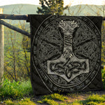 Mjolnir Hammer Of Thor Print Quilt