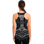 Mjolnir Hammer Of Thor Print Women's Racerback Tank Top