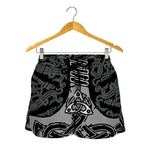 Mjolnir Hammer Of Thor Print Women's Shorts
