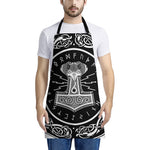 Mjolnir Norse Mythology Print Apron