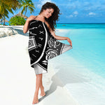 Mjolnir Norse Mythology Print Beach Sarong Wrap