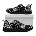 Mjolnir Norse Mythology Print Black Running Shoes
