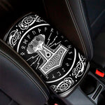 Mjolnir Norse Mythology Print Car Center Console Cover