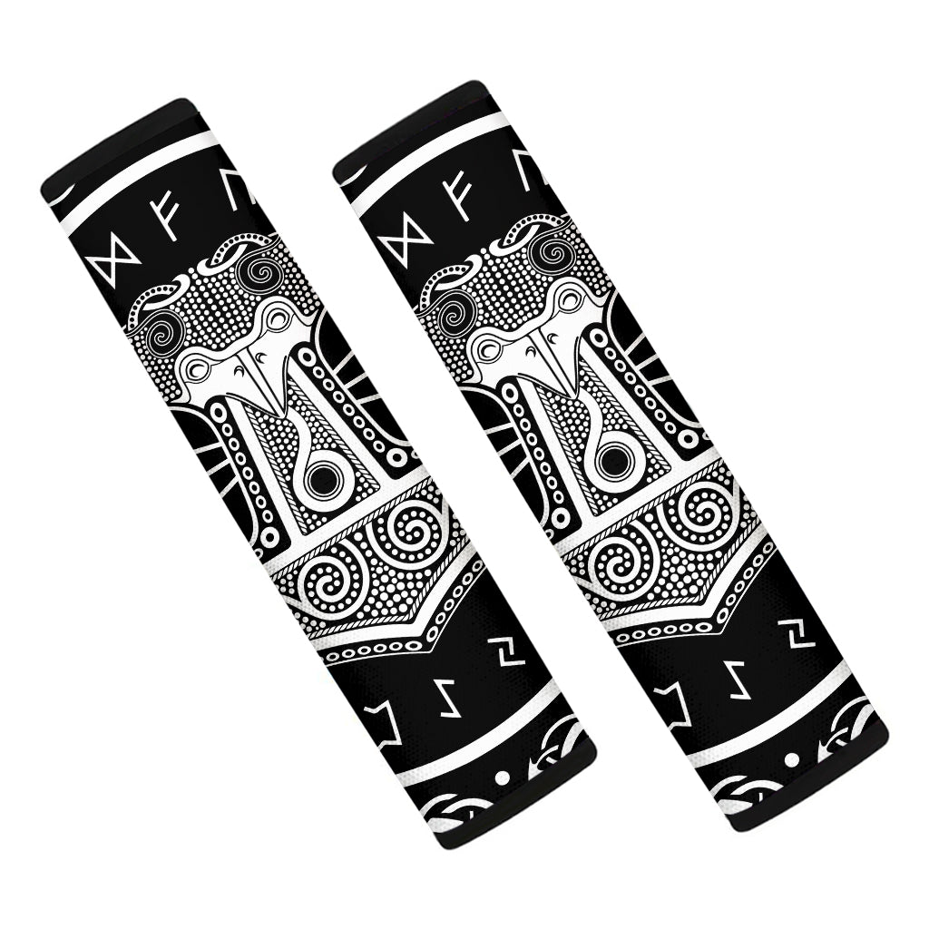Mjolnir Norse Mythology Print Car Seat Belt Covers