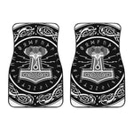 Mjolnir Norse Mythology Print Front Car Floor Mats