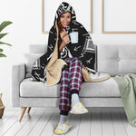 Mjolnir Norse Mythology Print Hooded Blanket