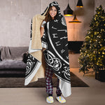 Mjolnir Norse Mythology Print Hooded Blanket