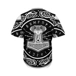 Mjolnir Norse Mythology Print Men's Baseball Jersey