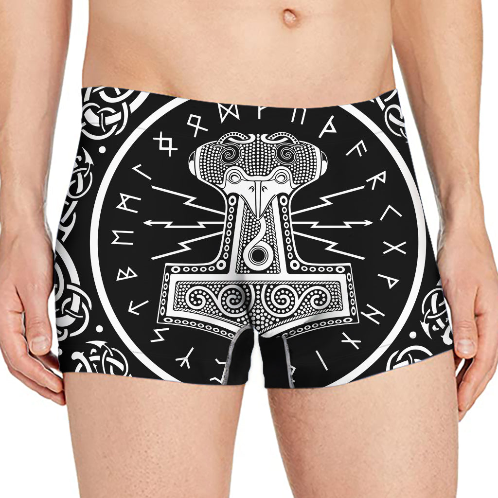 Mjolnir Norse Mythology Print Men's Boxer Briefs