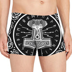 Mjolnir Norse Mythology Print Men's Boxer Briefs