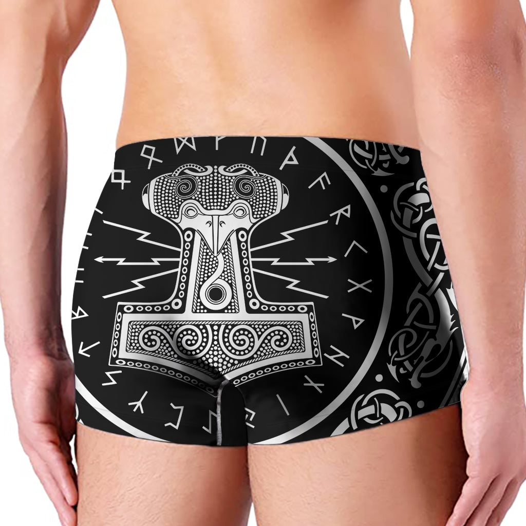 Mjolnir Norse Mythology Print Men's Boxer Briefs