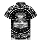 Mjolnir Norse Mythology Print Men's Short Sleeve Shirt
