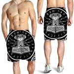 Mjolnir Norse Mythology Print Men's Shorts