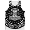 Mjolnir Norse Mythology Print Men's Tank Top