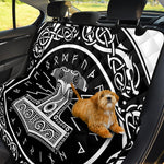 Mjolnir Norse Mythology Print Pet Car Back Seat Cover