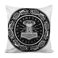Mjolnir Norse Mythology Print Pillow Cover