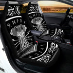 Mjolnir Norse Mythology Print Universal Fit Car Seat Covers