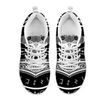 Mjolnir Norse Mythology Print White Sneakers