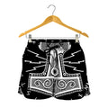 Mjolnir Norse Mythology Print Women's Shorts