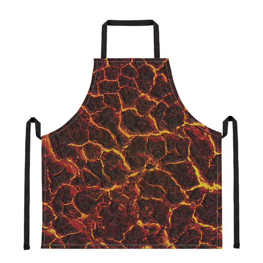 Molten Lava Print Apron