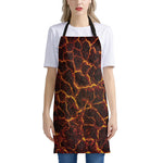 Molten Lava Print Apron