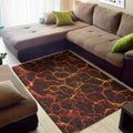 Molten Lava Print Floor Mat
