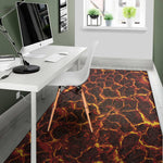 Molten Lava Print Area Rug