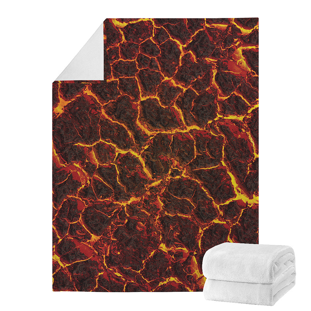 Molten Lava Print Blanket